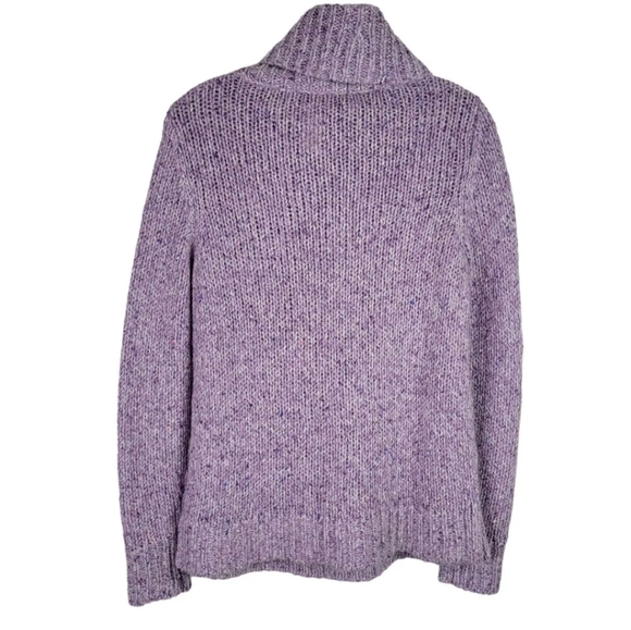 Talbots purple mo hair sweater size small - Picture 2 of 4